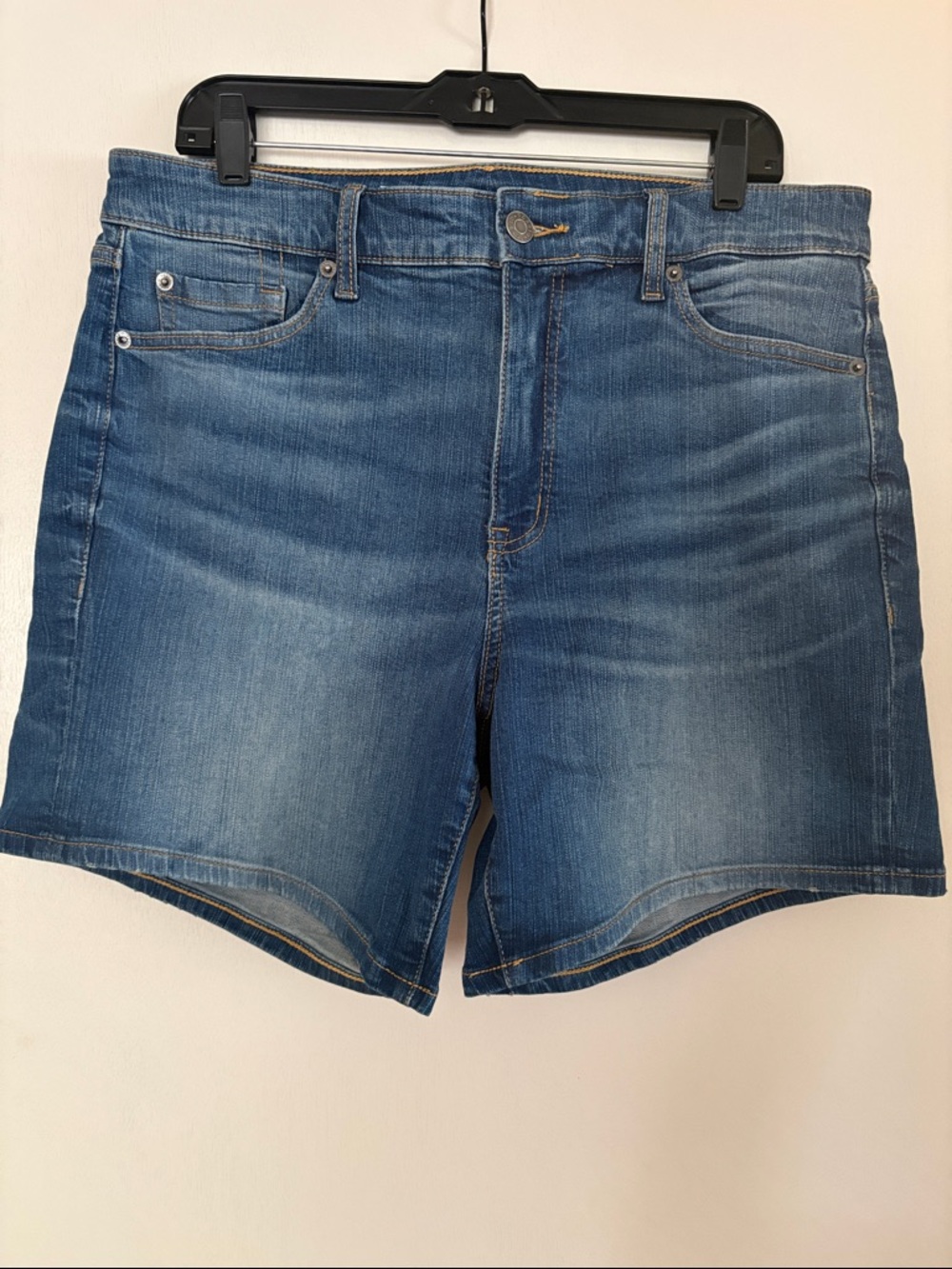 torrid Washed Blue Denim Jean Shorts